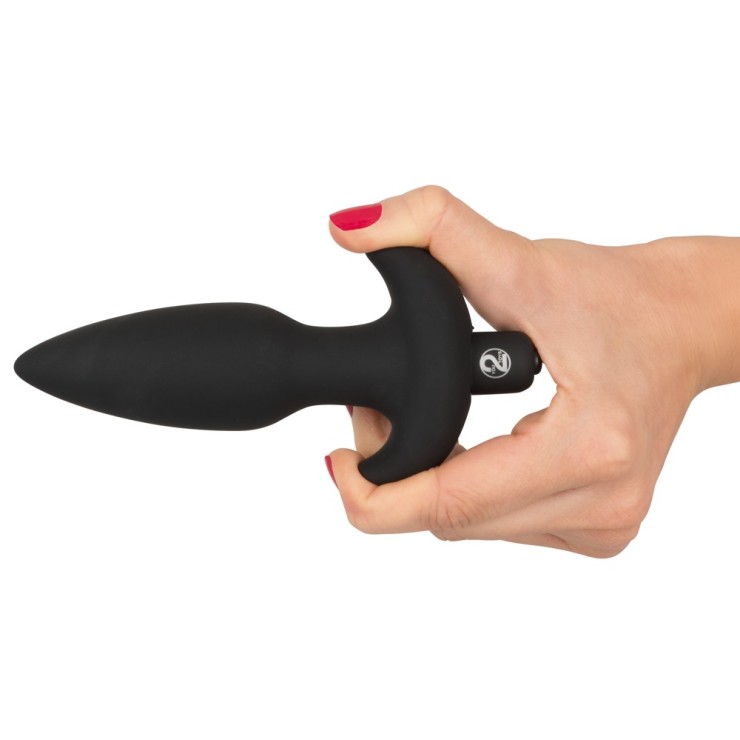 TAPPO ANALE VIBRANTE IN SILICONE MEDIUM A BATTERIE 2