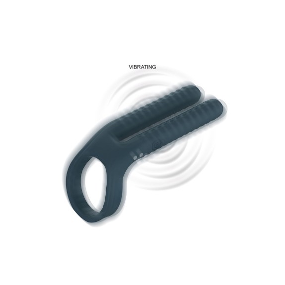 ANELLO VIBRANTE PER COPPIE FUSHION PER PENE, CAPEZZOLI E CLITORIDE