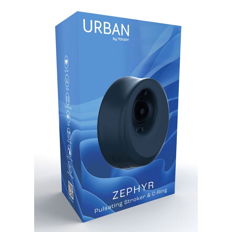 ANELLO COCK RING PER UOMO VIBRANTE CON PULSAZIONE ZEPHYR
