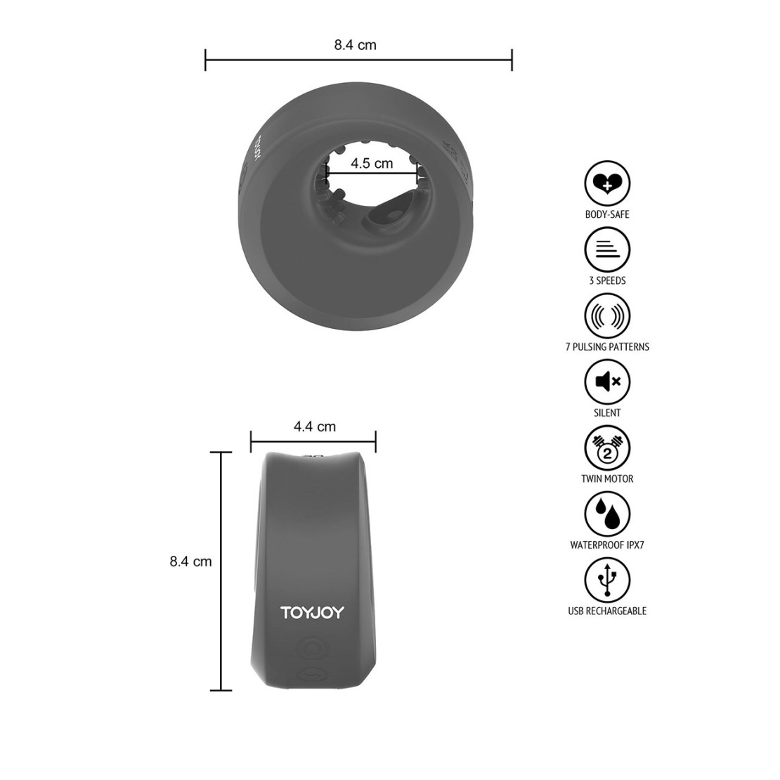 MASTURBATORE PER UOMO A FORMA DI ANELLO CON...