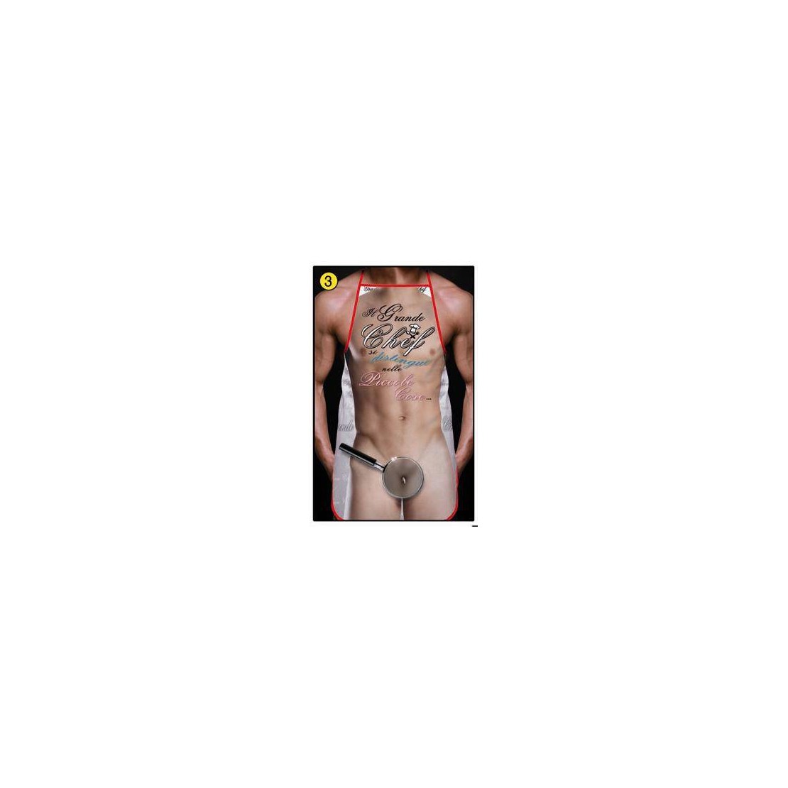 GREMBIULE SEXY PER UOMO GRANDE CHEF