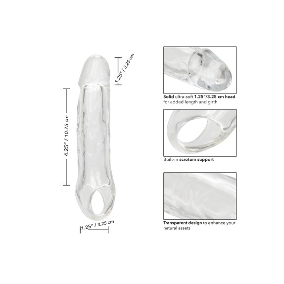 GUAINA TRASPARENTE PER UOMO ... CM CON ANELLO PER TESTICOLI PERFORMANCE MAXX