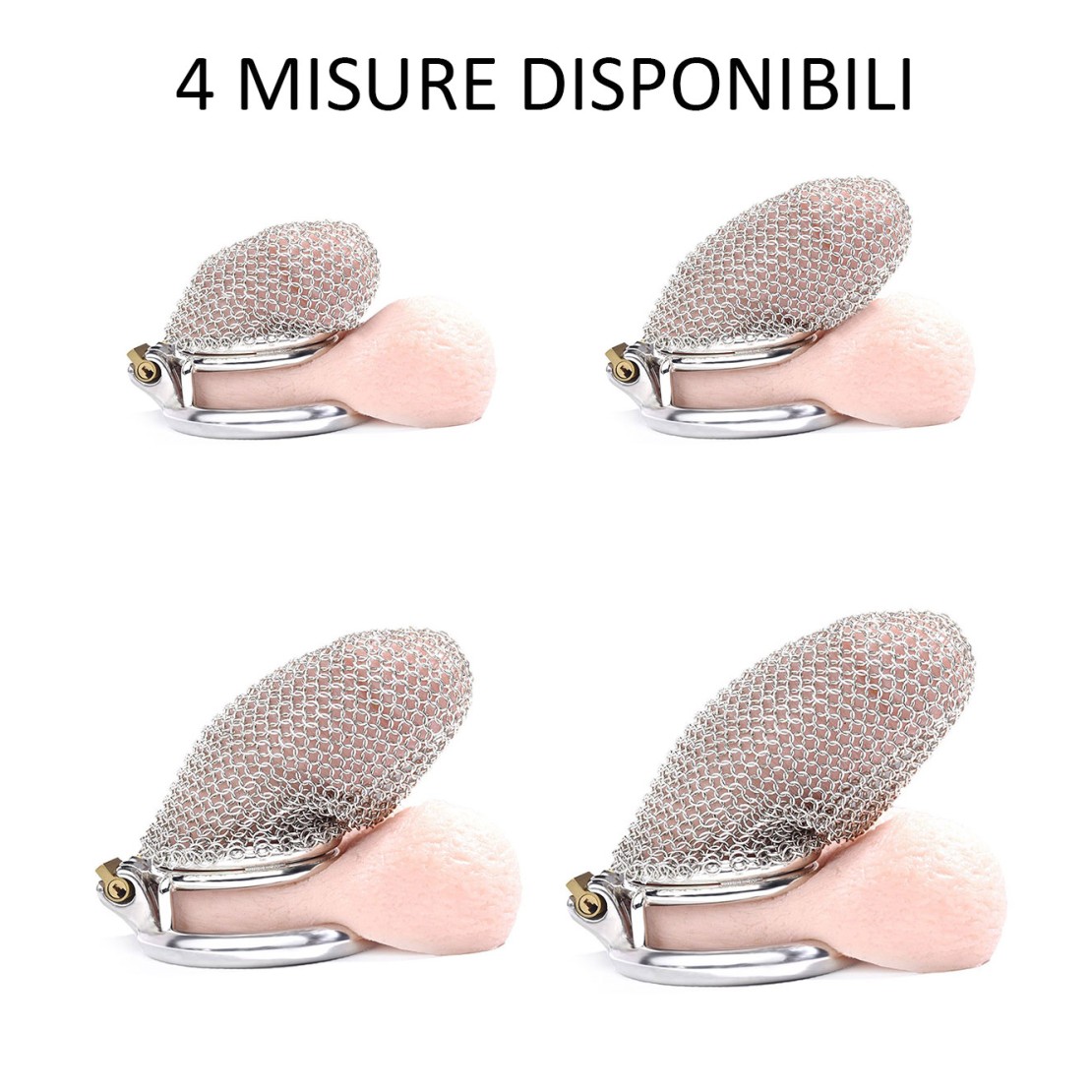 CINTURA DI CASTITA' PER UOMO IN RETINA...