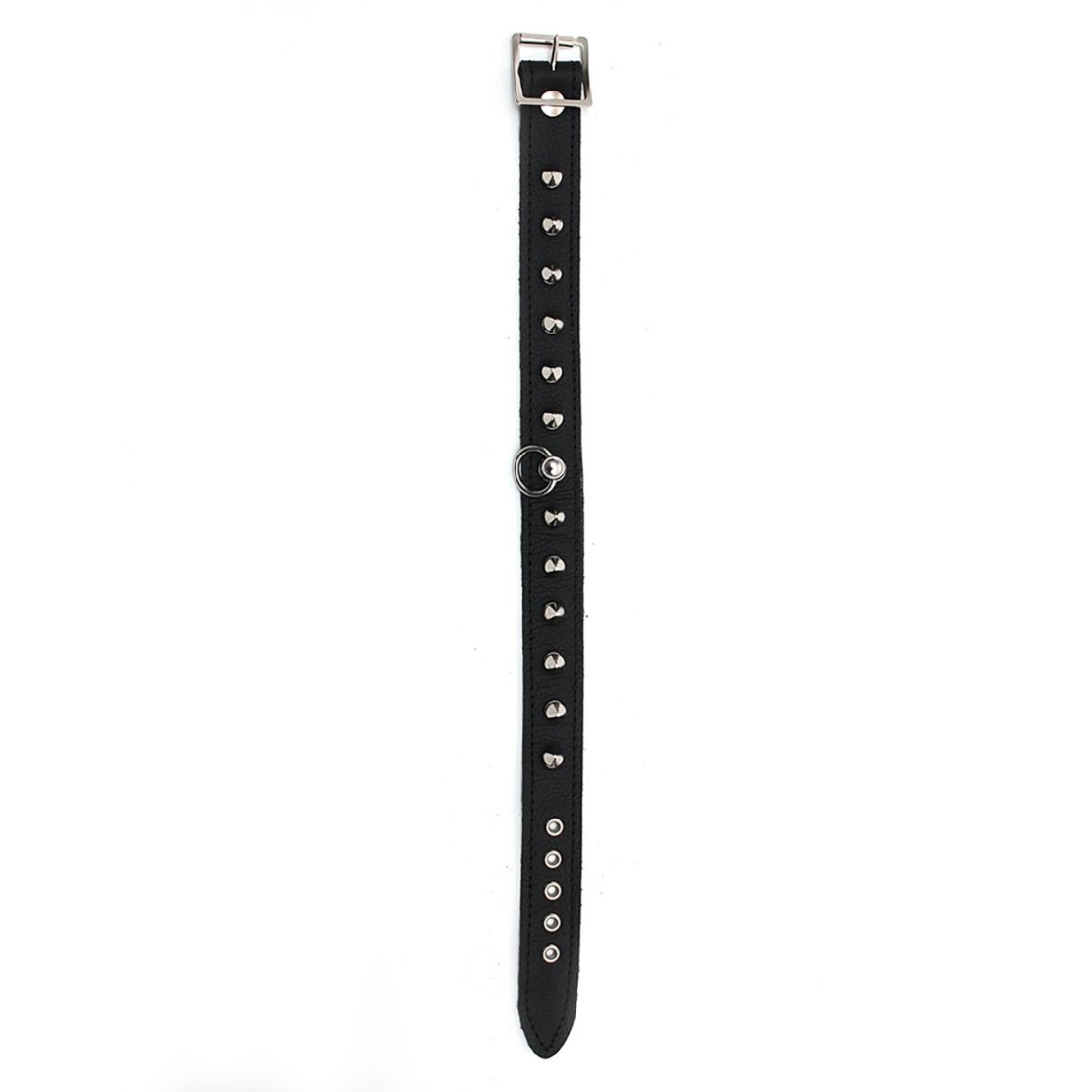 COLLARE FETISH SEXY PELLE NERO DONNA CON...
