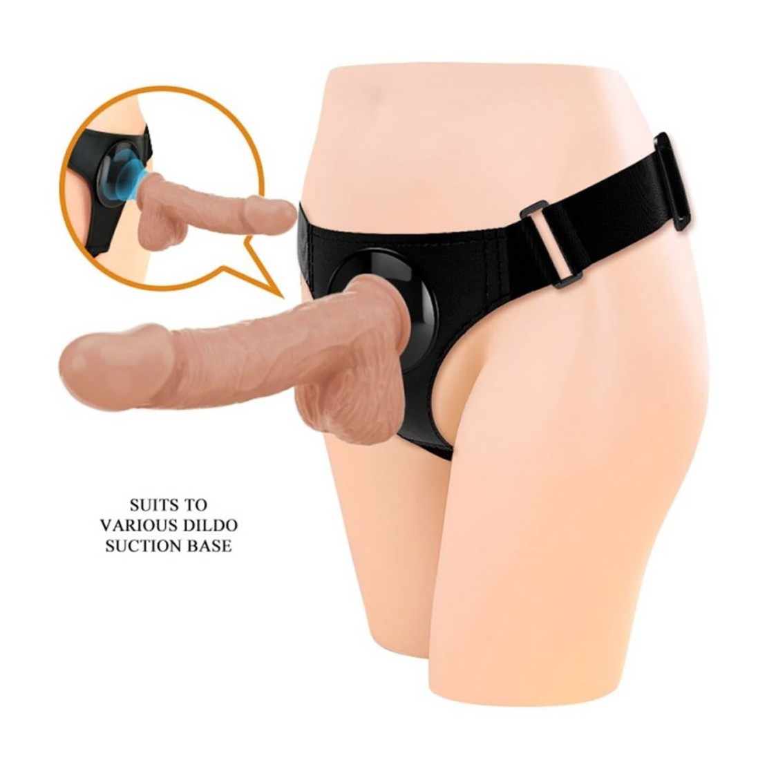 STRAP-ON FALLO INDOSSABILE PER DONNA 22 CM CON...