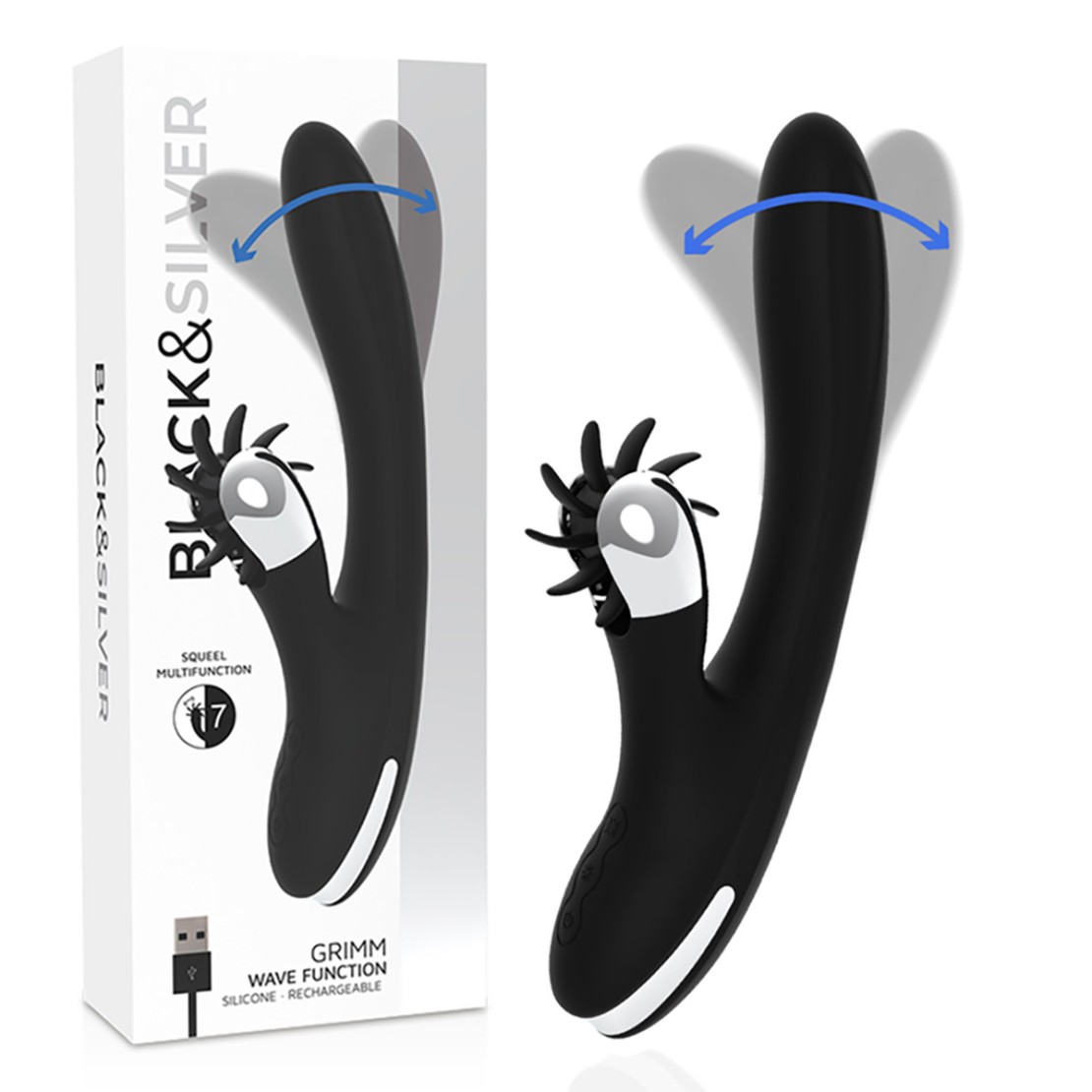 RABBIT STIMOLATORE CLITORIDEO E DEL PUNTO G...