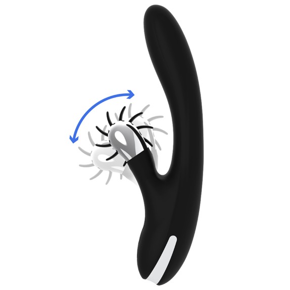 RABBIT STIMOLATORE CLITORIDEO E DEL PUNTO G VIBRANTE E OSCILLANTE GRIMM