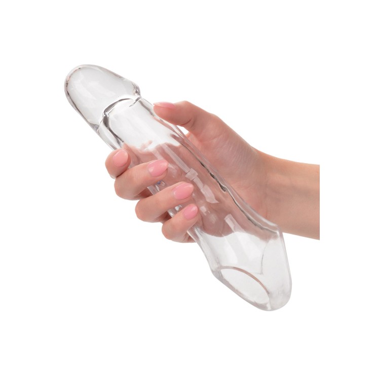 SEX TOY GUAINA PROLUNGA TRASPARENTE PER UOMO 23,5 CM CON... 2