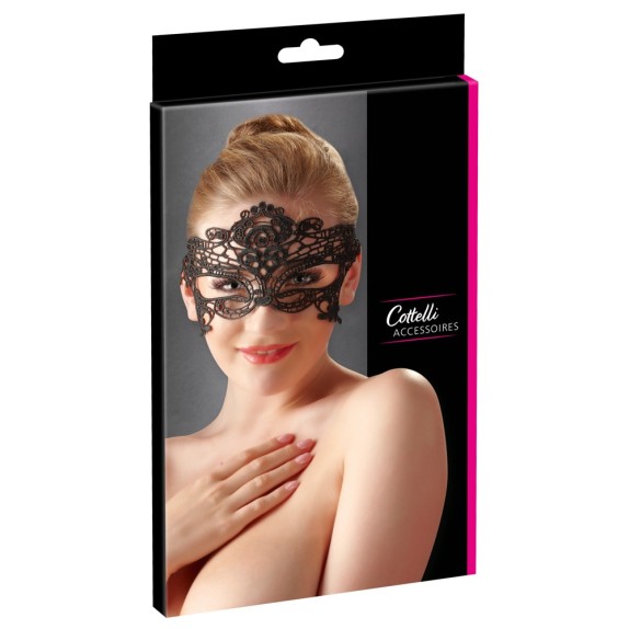 MASCHERA SEXY PER DONNA RICAMATA REGOLABILE COTTELLI