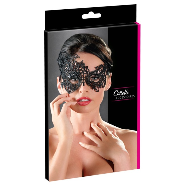 MASCHERA PER OCCHI RICAMATA A FARFALLA
