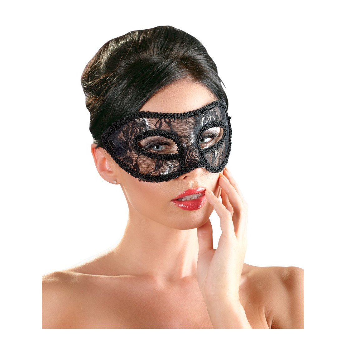 MASCHERA PER GLI OCCHI ABBELLITA IN PIZZO