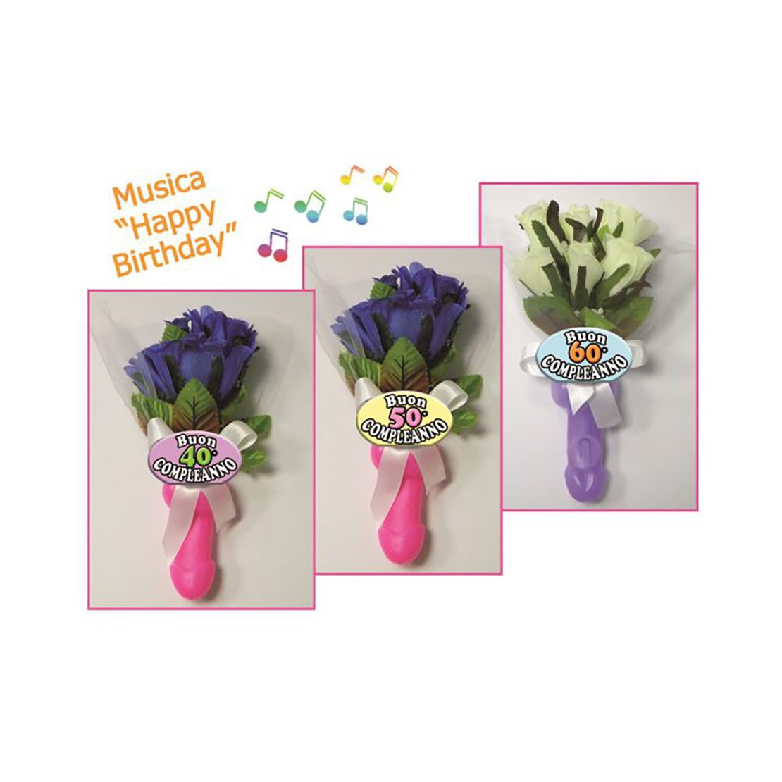 BOUQUET MUSICALE SEXY COMPLEANNO ARTICOLO...