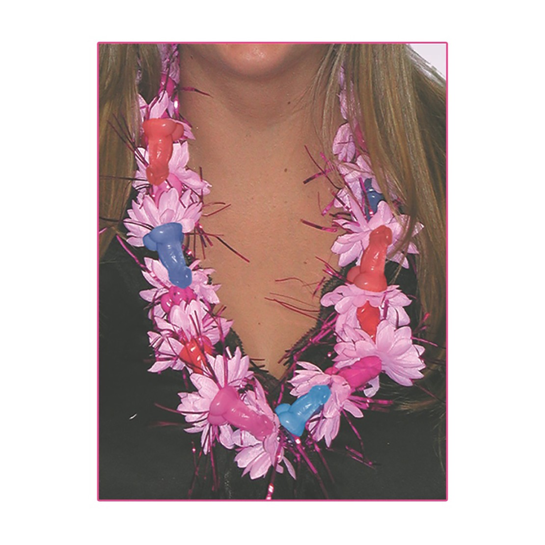 COLLANA SEXY CON PENI COLORATI GADGET SCHERZOSO