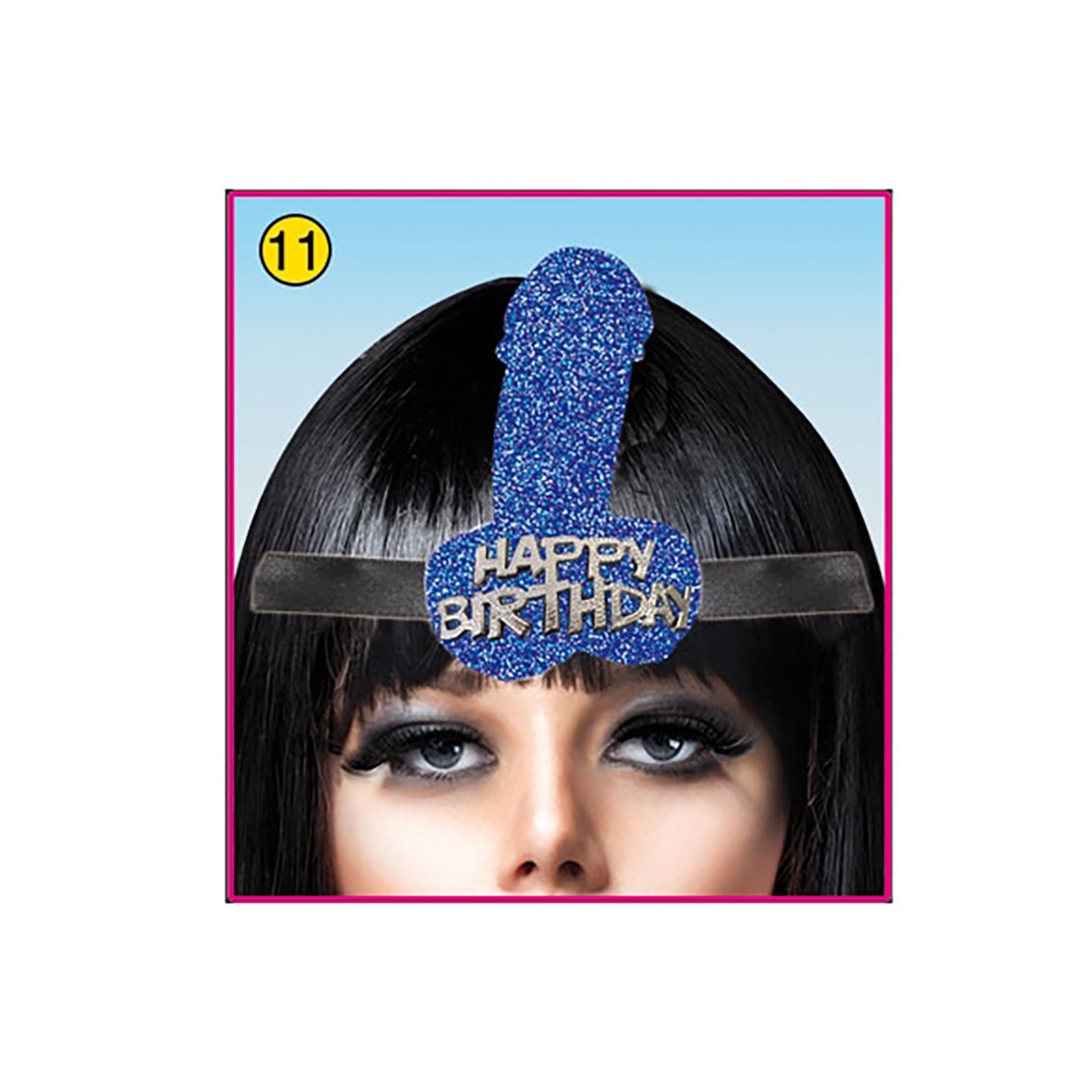 DIADEMA SCHERZOSO A FORMA DI PENE PER COMPLEANNO