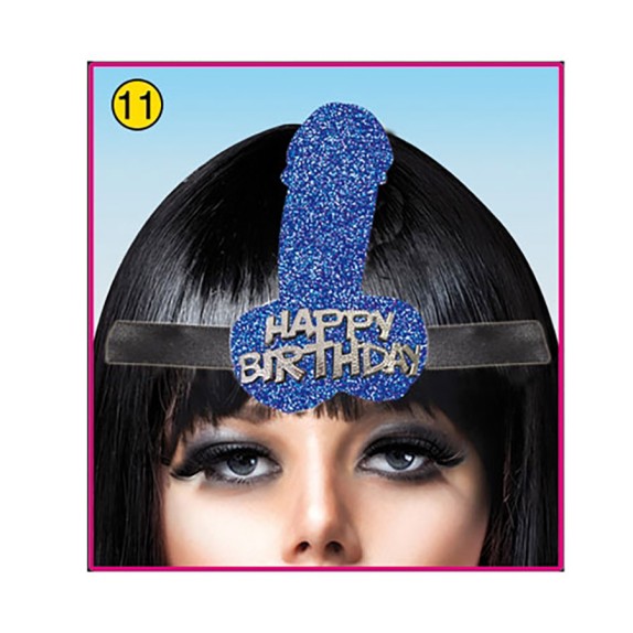 DIADEMA SCHERZOSO A FORMA DI PENE PER COMPLEANNO