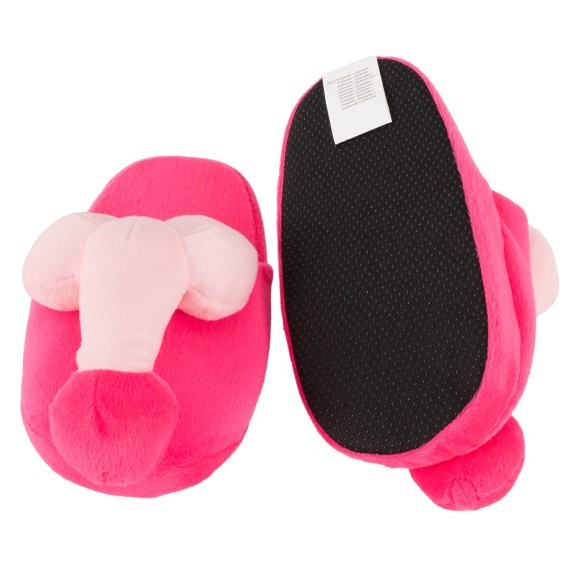 CIABATTE SEXY CON PENE IN PELUCHE ARTICOLO SCHERZOSO