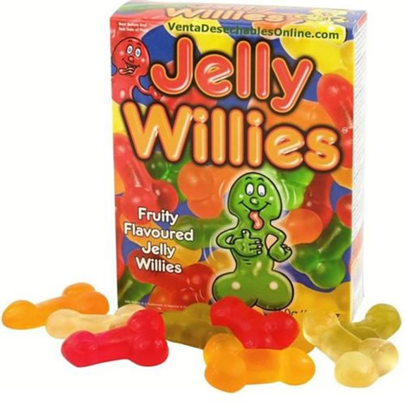 CARAMELLE A FORMA DI PENE -PISELLO GOMMOSE