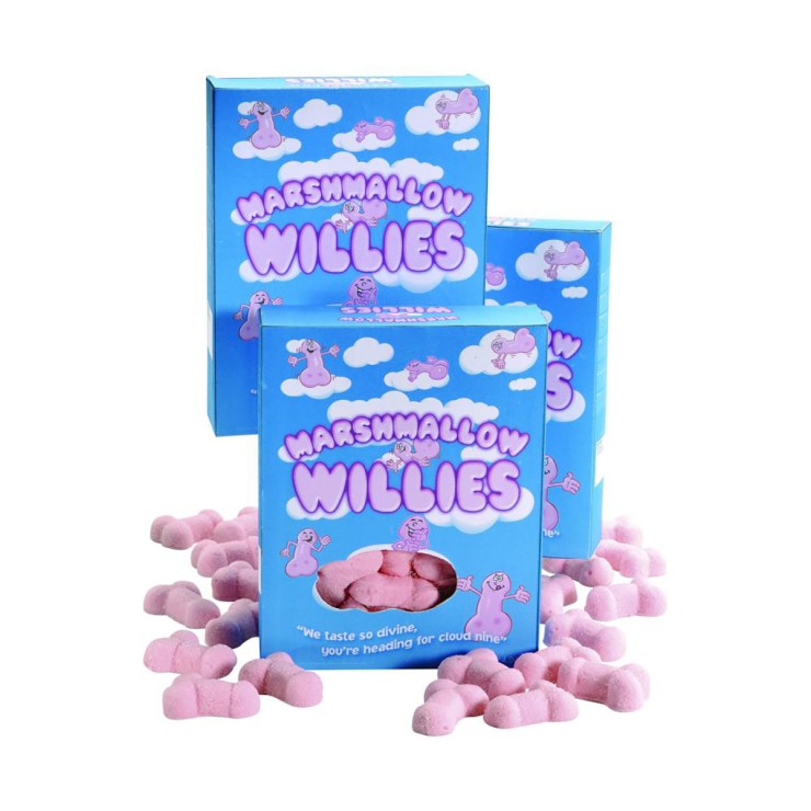 CARAMELLE MARSHMALLOW A FORMA DI PENE