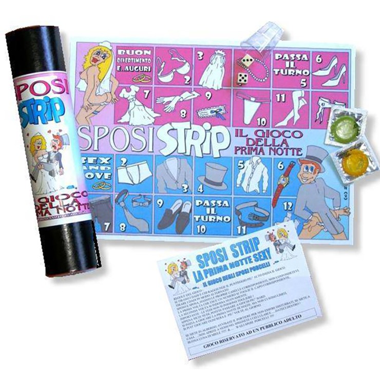 GIOCO IN SCATOLA SEXY PER SPOSI STRIP TEASE
