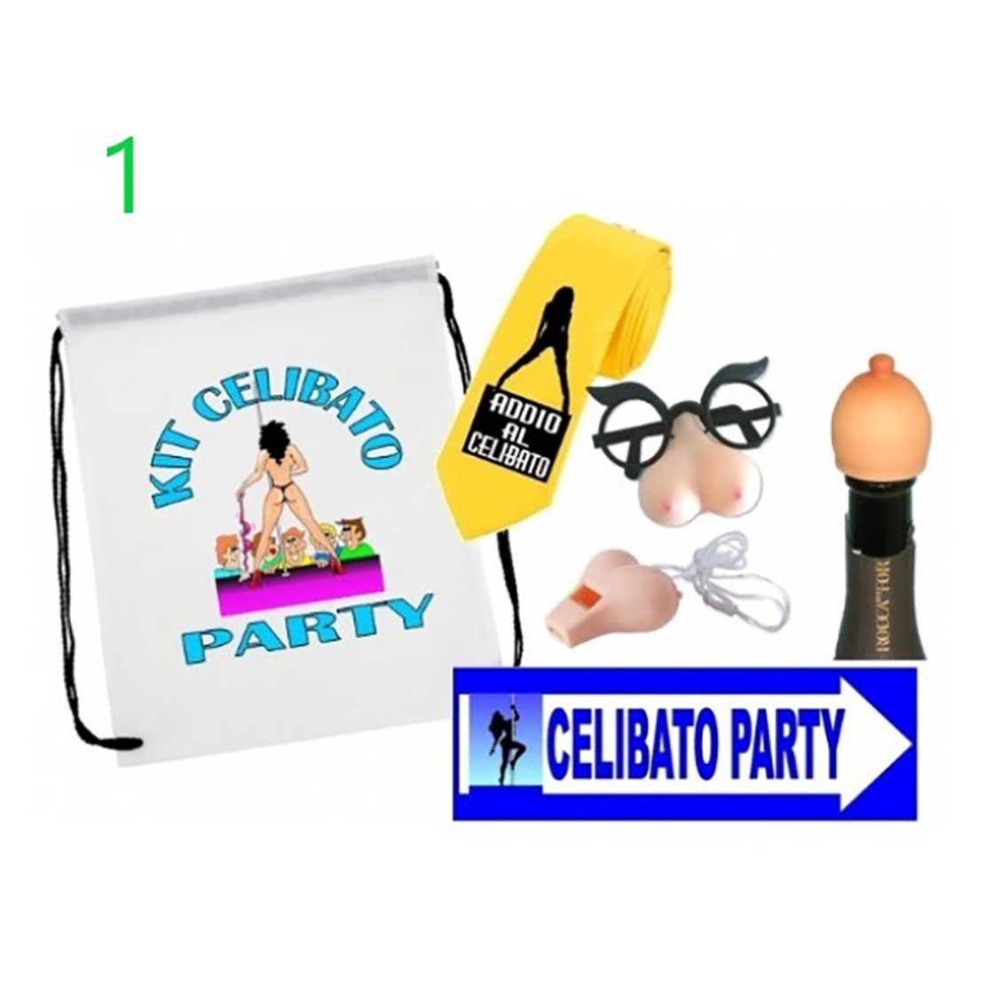 KIT ADDIO AL CELIBATO SEXY GADGET