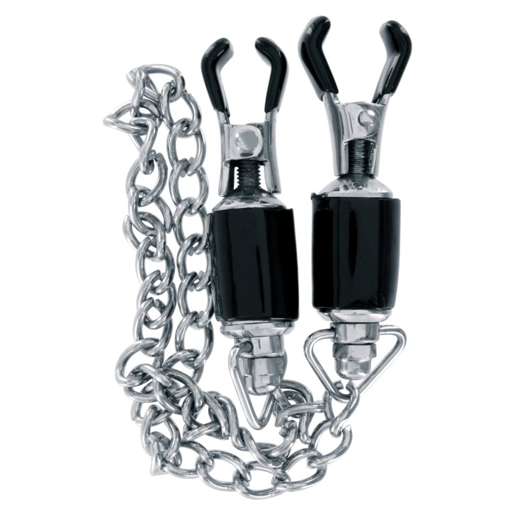 PINZETTE PER CAPEZZOLI SEX TOY NIPPLE CLAMPS STRONG CHAIN 2