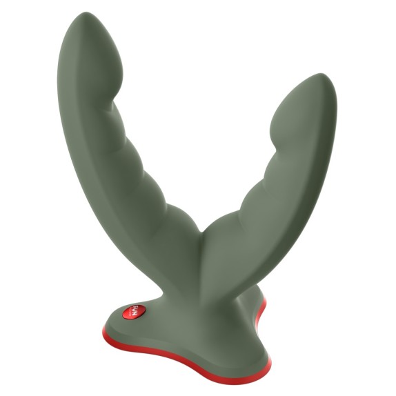 FALLO DILDO DOPPIO FLESSIBILE PER PENETRAZIONE ANALE VAGINALE CON VENTOSA RYDE