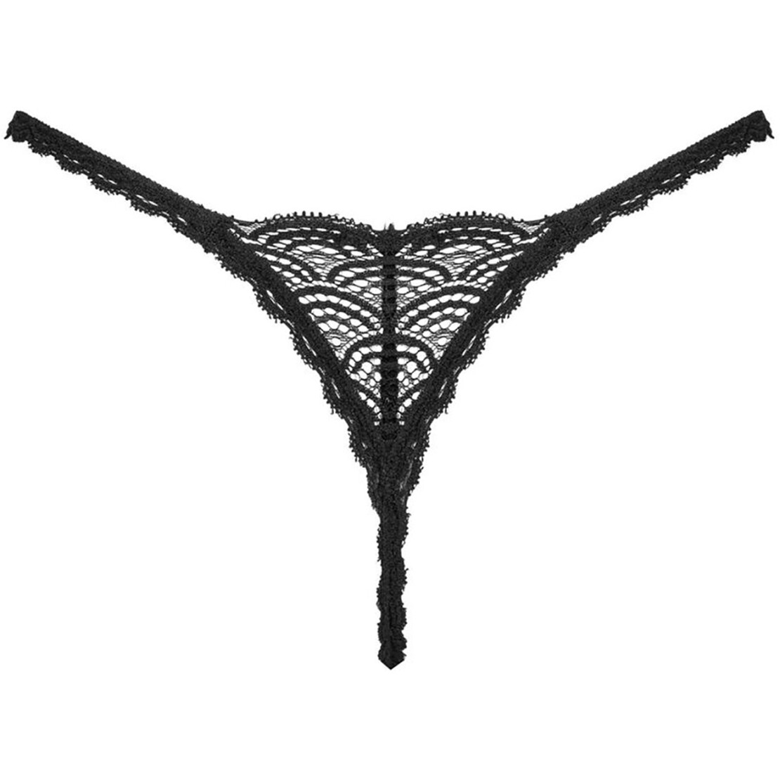 PERIZOMA SEXY PER DONNA IN PIZZO RICAMATO NERO...