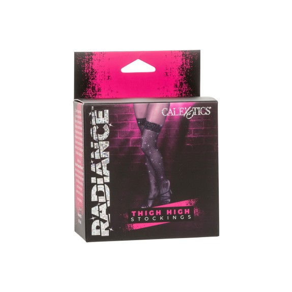CALZE AUTOREGGENTI SEXY IN RETE CON STRASS BRILLANTI THIGH HIGH STOCKINGS