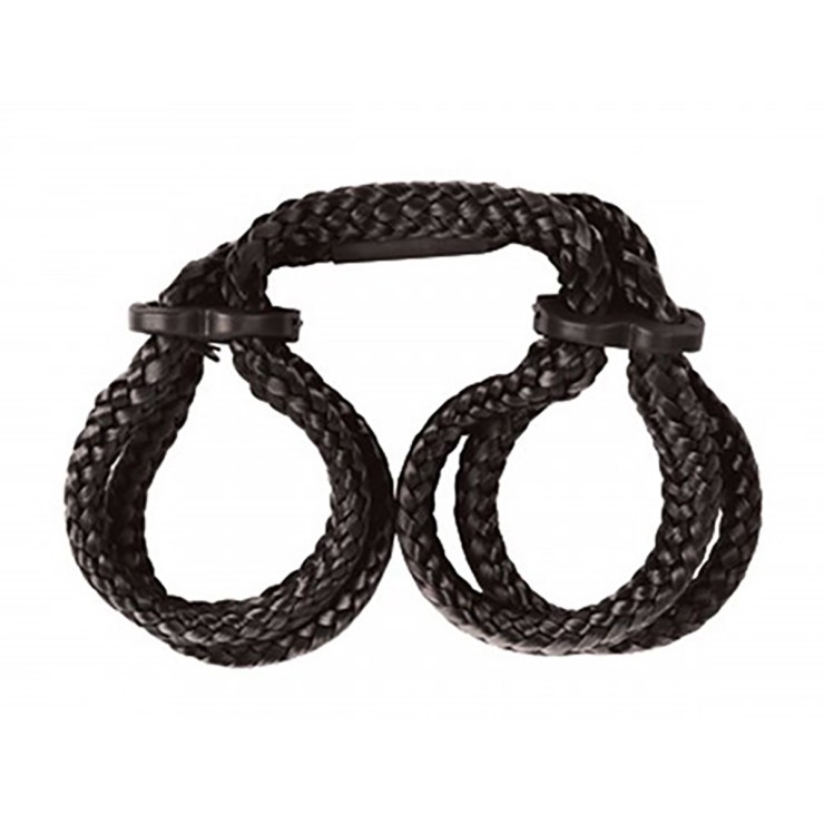 MANETTE IN CORDA MORBIDA NERA REGOLABILI PER GIOCHI DI...