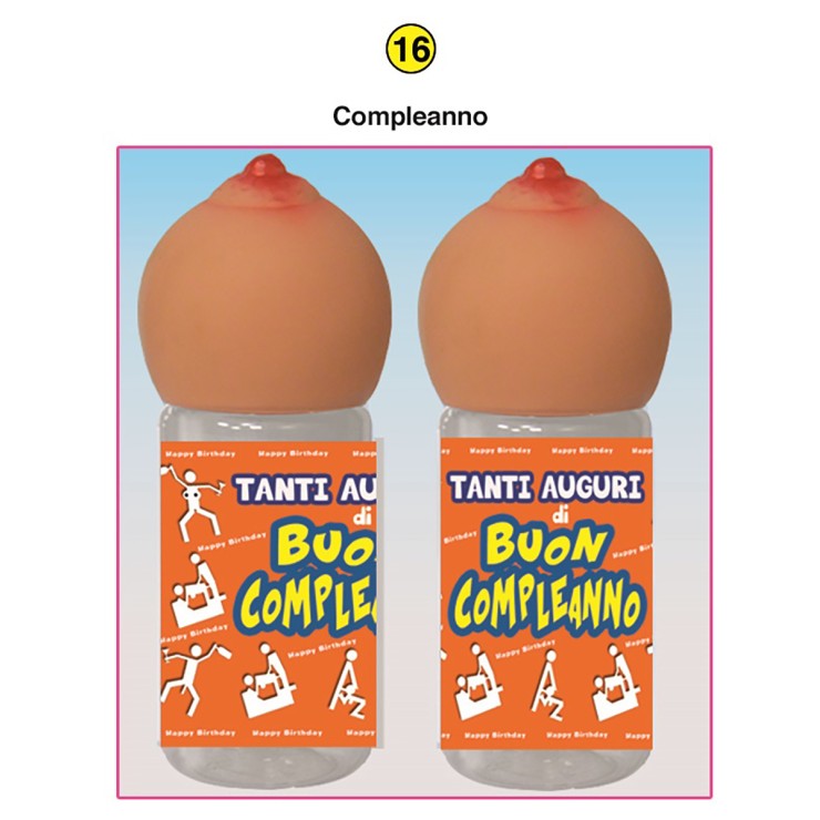 BIBERON TANTI AUGURI COMPLEANNO CON TETTA