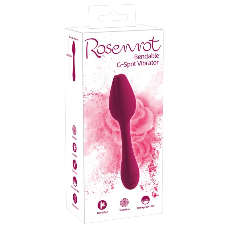 VIBRATORE PER PUNTO G DA DONNA CON FORMA DI ROSA ROSENROT