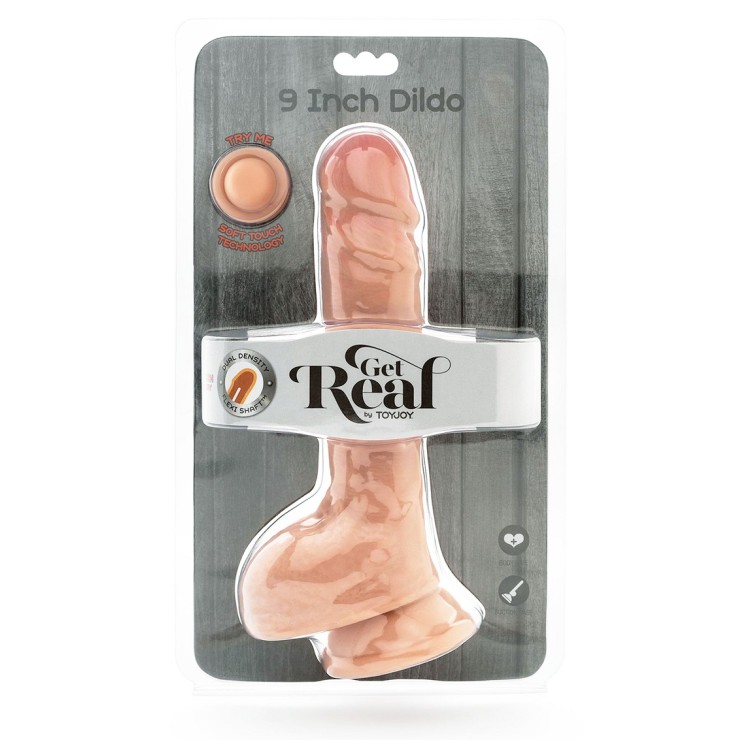 FALLO REALISTICO MORBIDO CON VENTOSA SEX TOY CM. 23