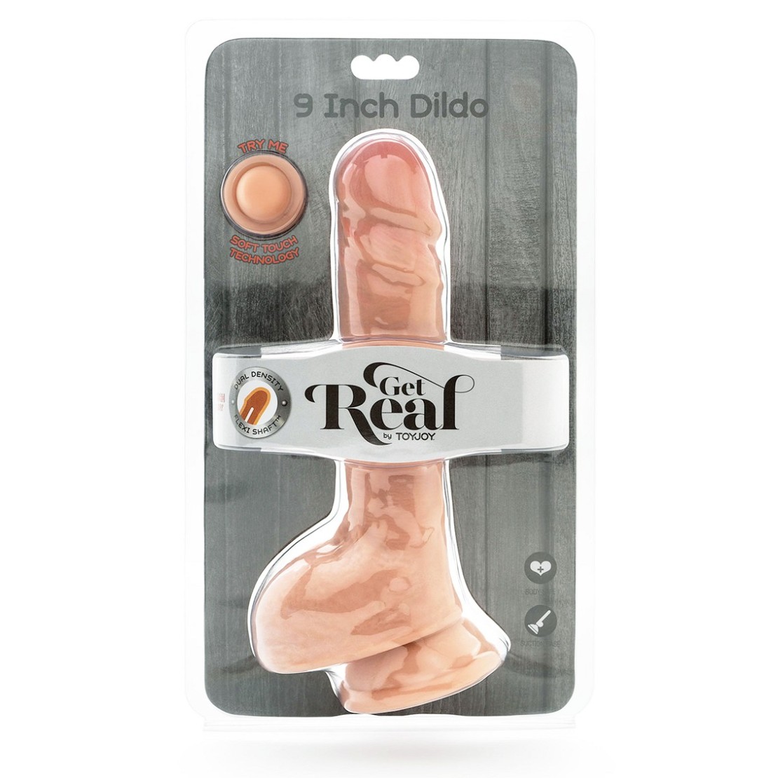FALLO REALISTICO MORBIDO CON VENTOSA SEX TOY...
