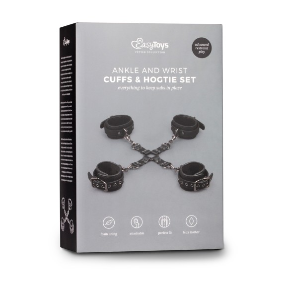 COSTRITTIVO SEX TOY CON MANETTE E CAVIGLIERE