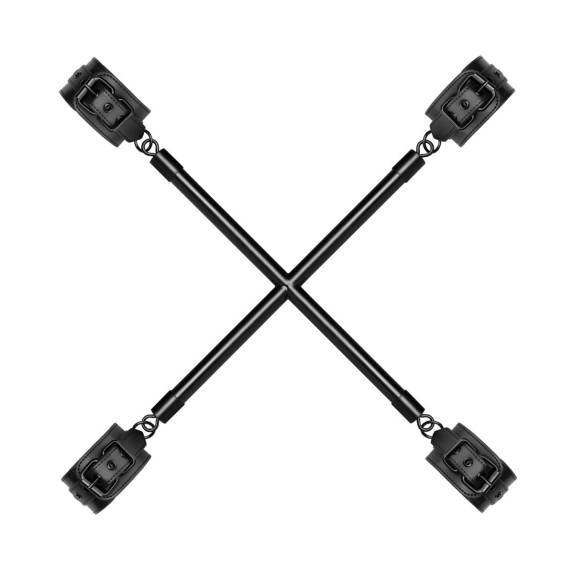 HOGTIE CROSS BAR IN ALLUMINIO CON MOSCHETTONI TONDI PER MANETTE