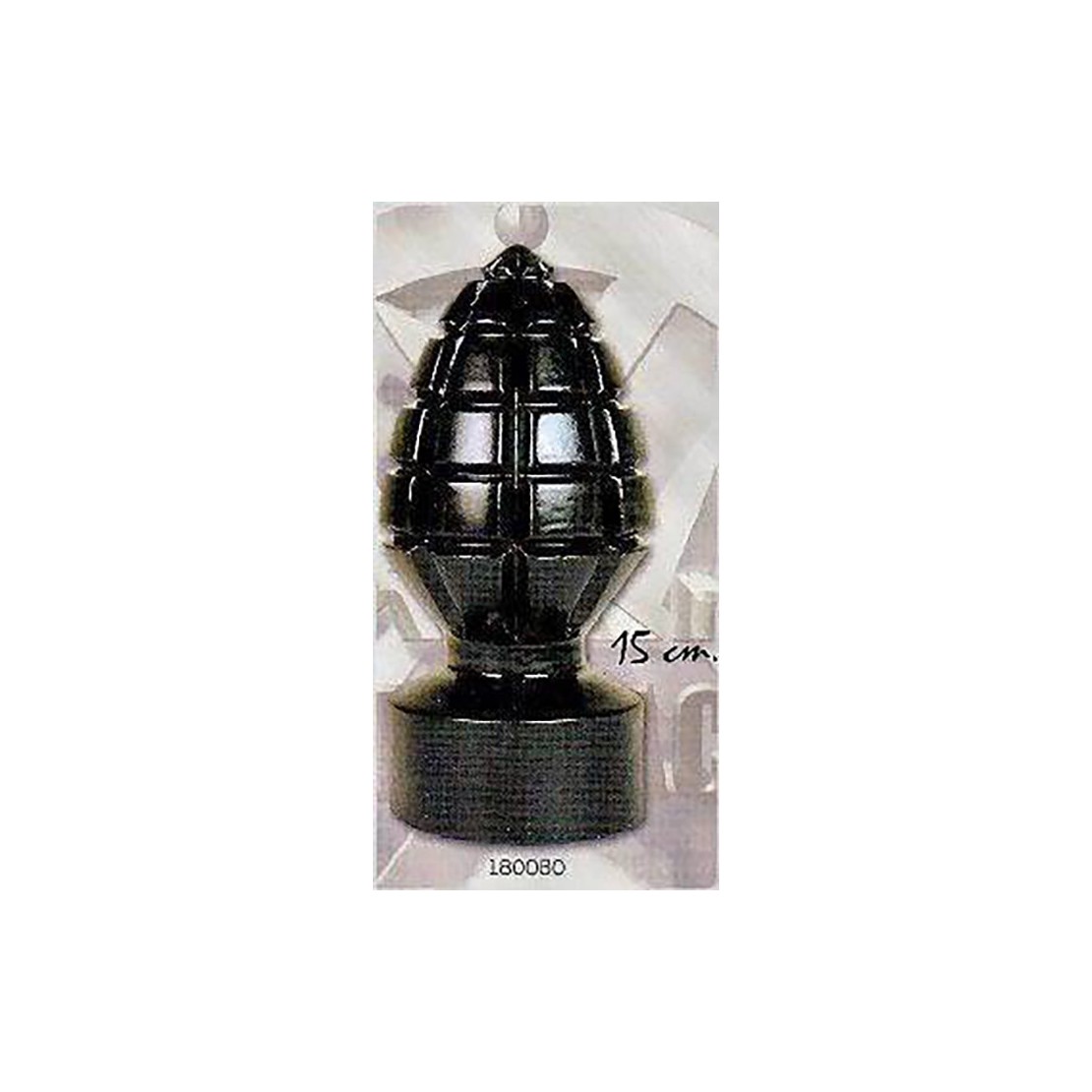 TAPPO ANALE A FORMA DI  BOMBA ALL BLACK