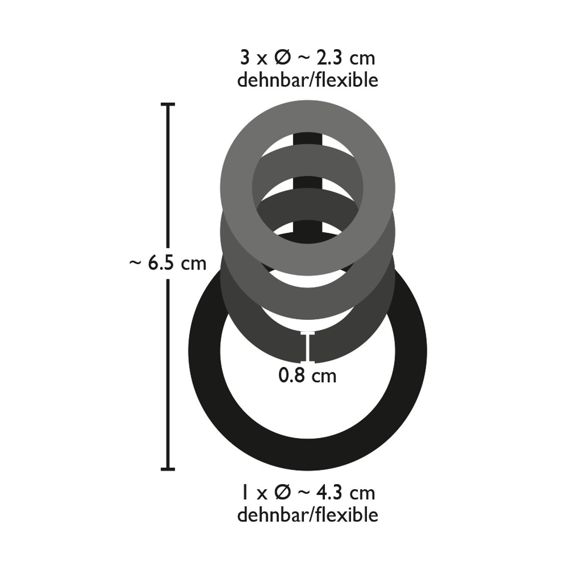 SEX TOY ANELLO DA INDOSSARE NEL PENE COCKRING...