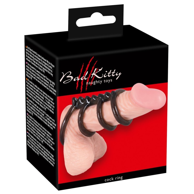 SEX TOY ANELLO DA INDOSSARE NEL PENE COCKRING BAD KITTY