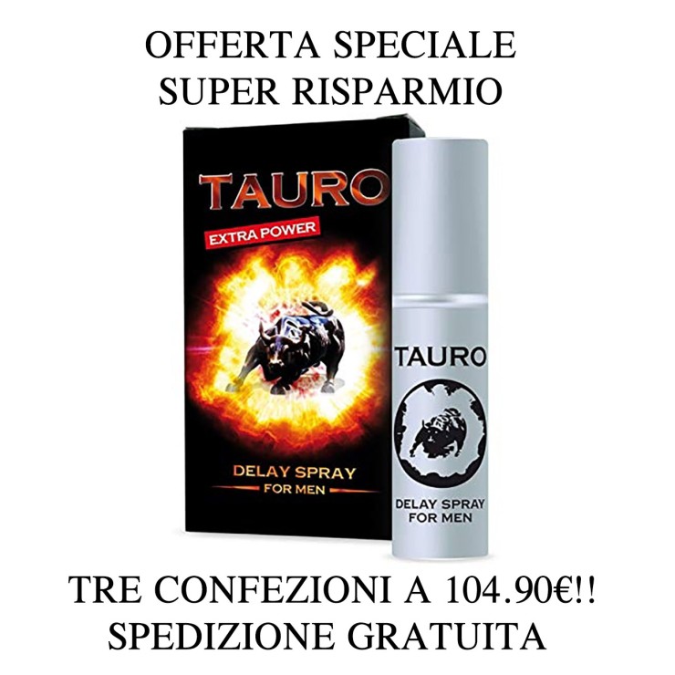 RITARDANTE PER UOMO IN SPRAY TAURO EXTRA POWER PACCO 3...
