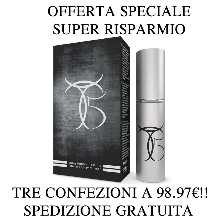 RITARDANTE PER UOMO IN SPRAY T5 TAURO (OFFERTA PACCO N.2)