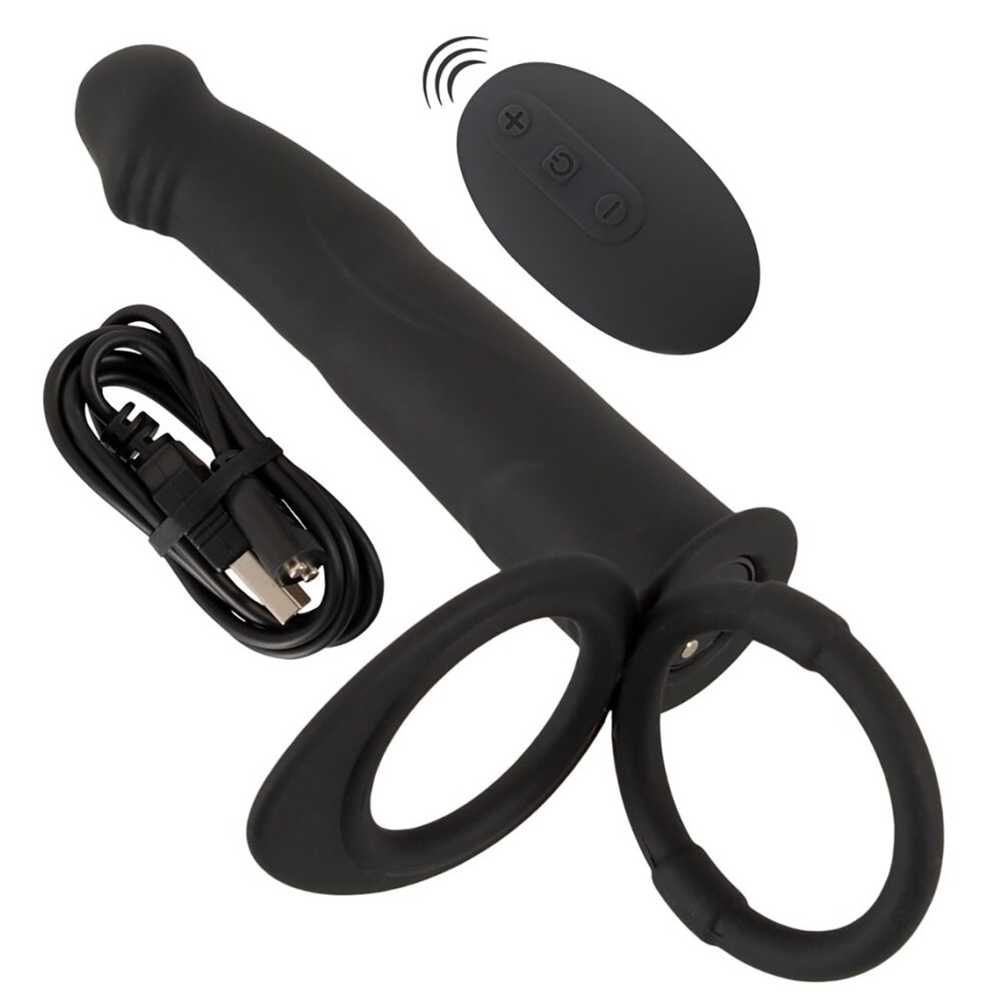 VIBRATORE A FALLO CON ANELLI PER LA DOPPIA...