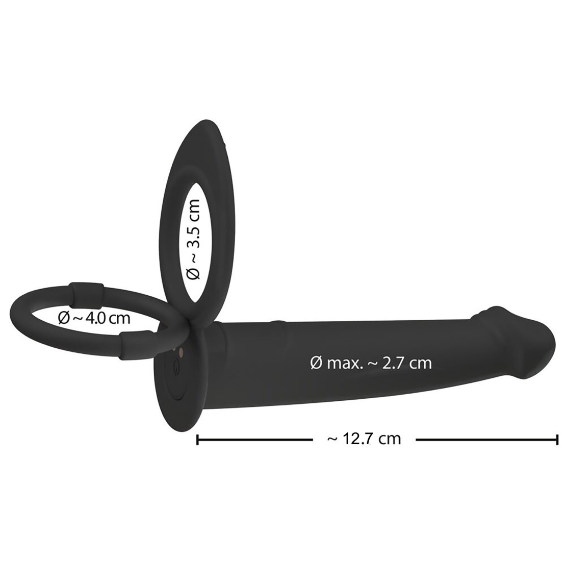 VIBRATORE A FALLO CON ANELLI PER LA DOPPIA...