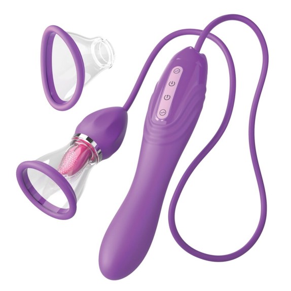 SEX TOY 3IN1 CON LINGUA E POMPETTA PER SUZIONE AUTOMATICA