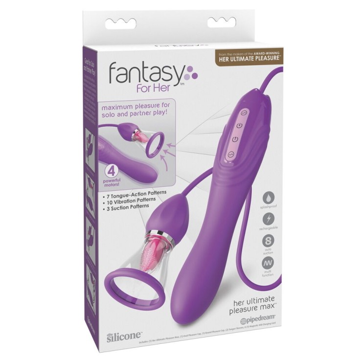 SEX TOY 3IN1 CON LINGUA E POMPETTA PER SUZIONE AUTOMATICA 2