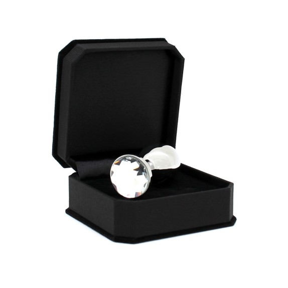 BUTTPLUG TAPPO ANALE CON GIOIELLO IN ACCIAIO 140 GRAMMI