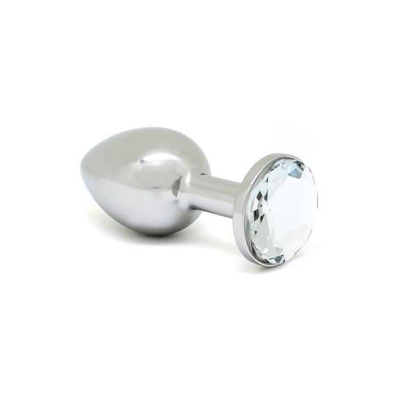BUTTPLUG TAPPO ANALE CON GIOIELLO IN ACCIAIO 140 GRAMMI