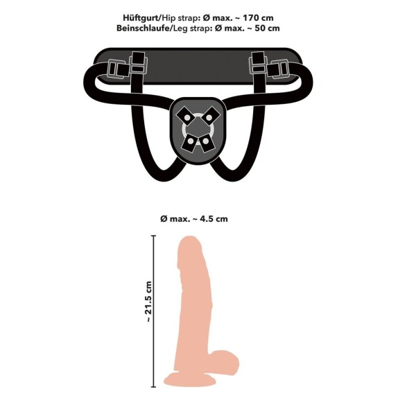 STRAP ON PER DONNA GIGOLINA VIBRATING