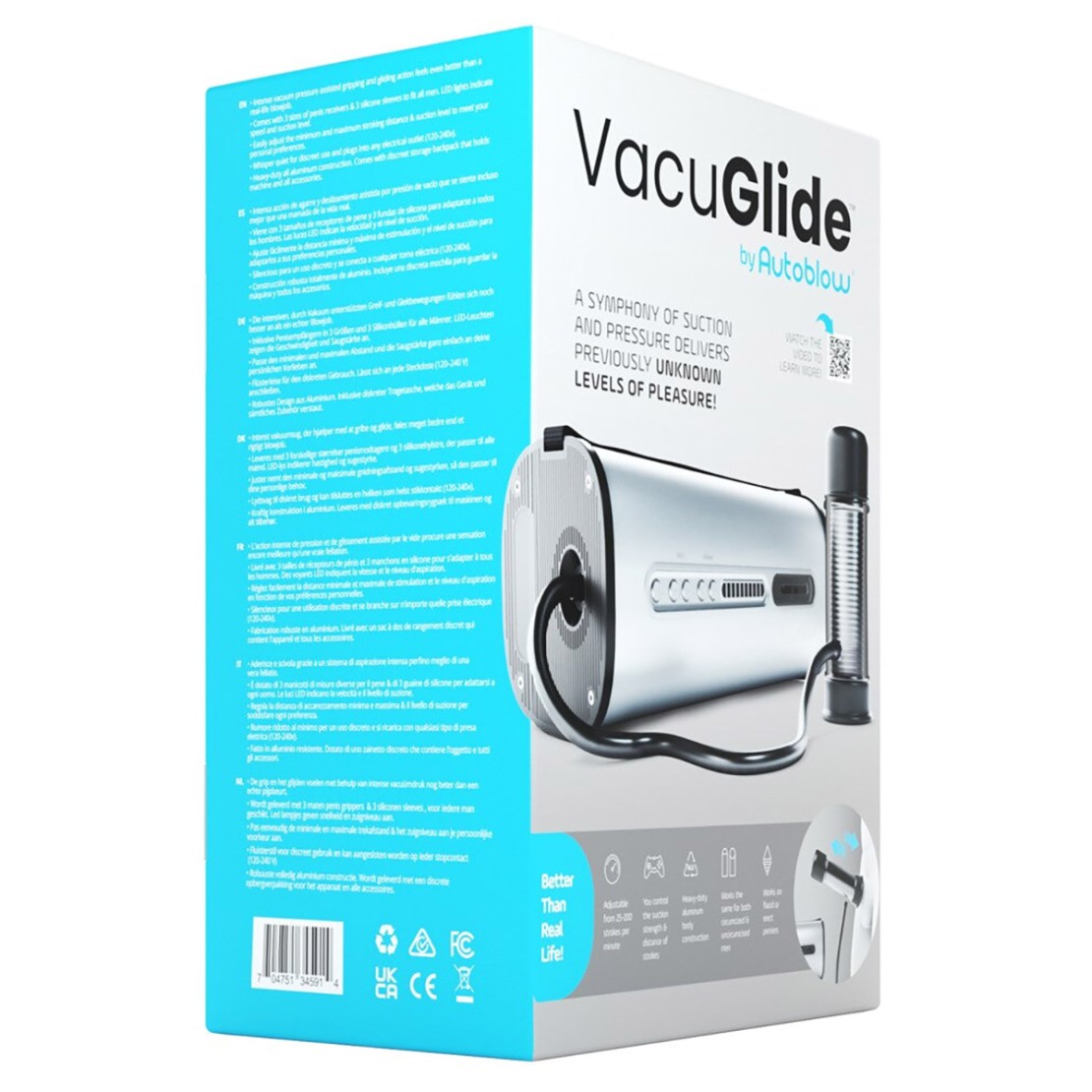VACUGLIDE AUTOBLOW MASTURBATORE PER UOMO CON...