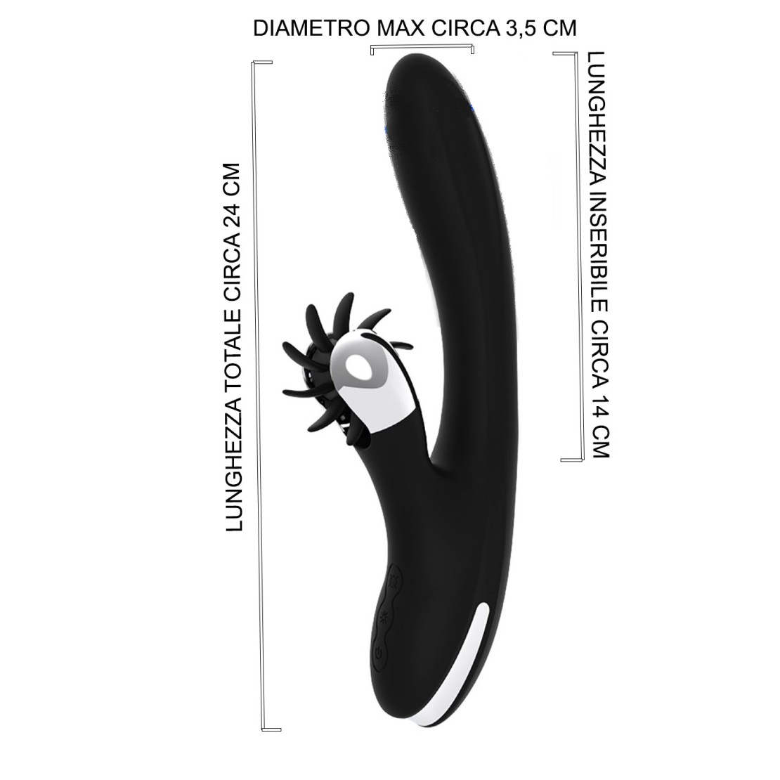 RABBIT STIMOLATORE CLITORIDEO E DEL PUNTO G...