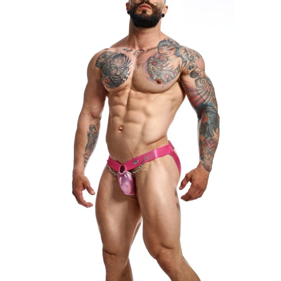 SOSPENSORIO JOCKSTRAP SEXY PER UOMO VARI COLORI CON CATENE REMOVIBILI